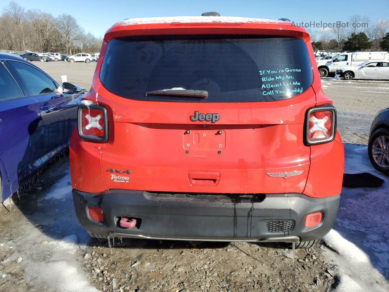 2018 Jeep Renegade Trailhawk Красный vin: ZACCJBCB3JPH20228