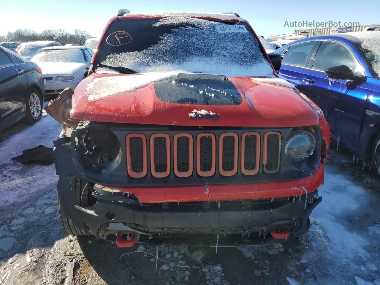 2018 Jeep Renegade Trailhawk Красный vin: ZACCJBCB3JPH20228