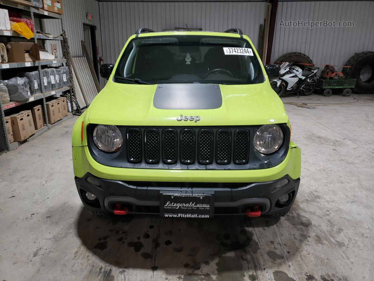 2018 Jeep Renegade Trailhawk Green vin: ZACCJBCB3JPH56615