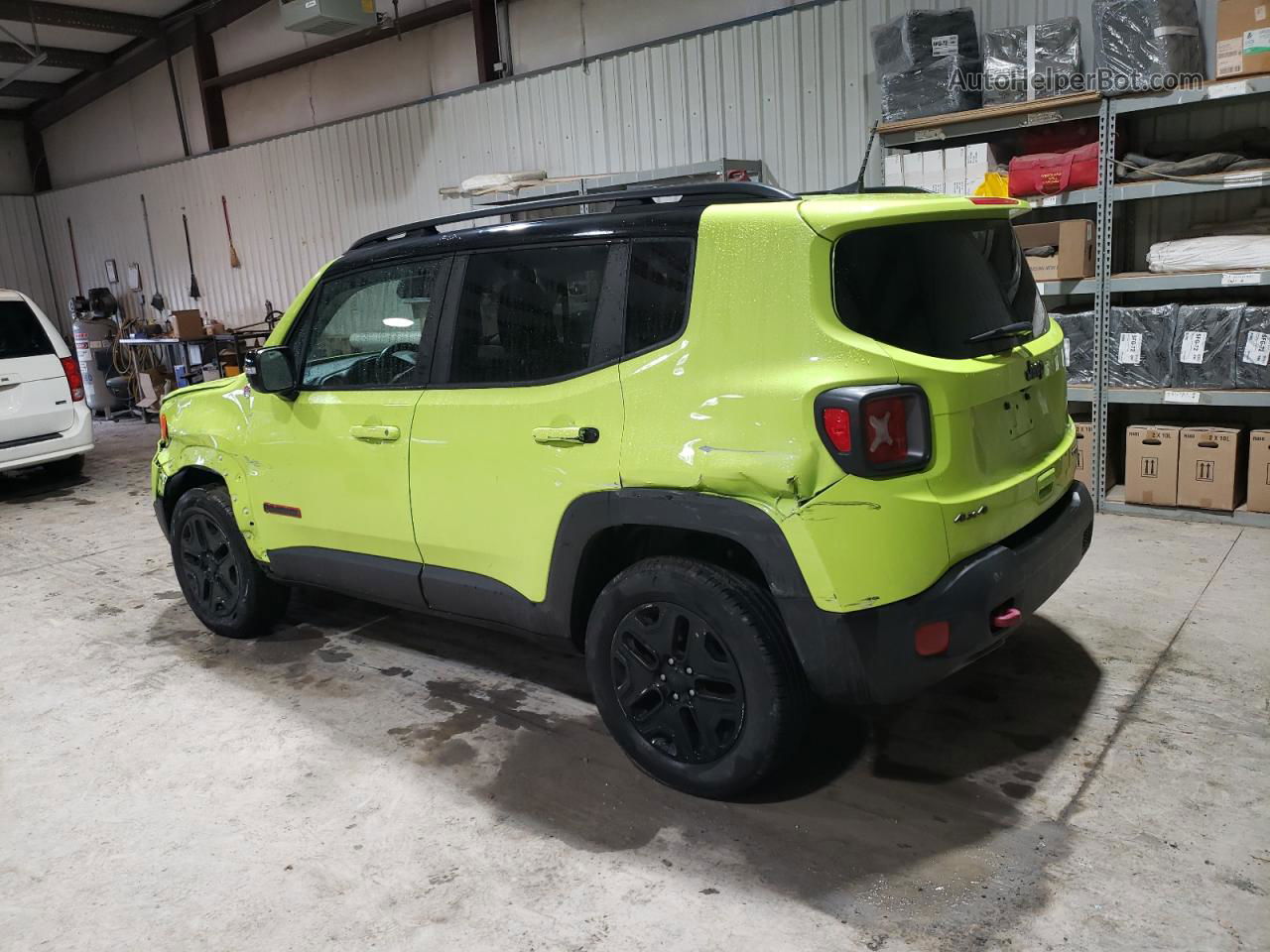 2018 Jeep Renegade Trailhawk Green vin: ZACCJBCB3JPH56615