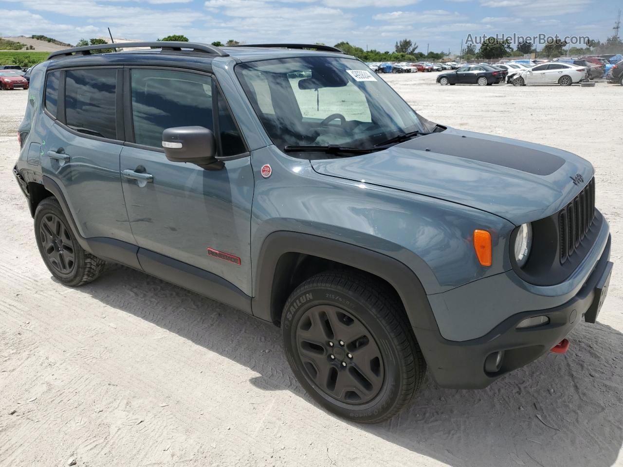 2018 Jeep Renegade Trailhawk Gray vin: ZACCJBCB3JPH86701