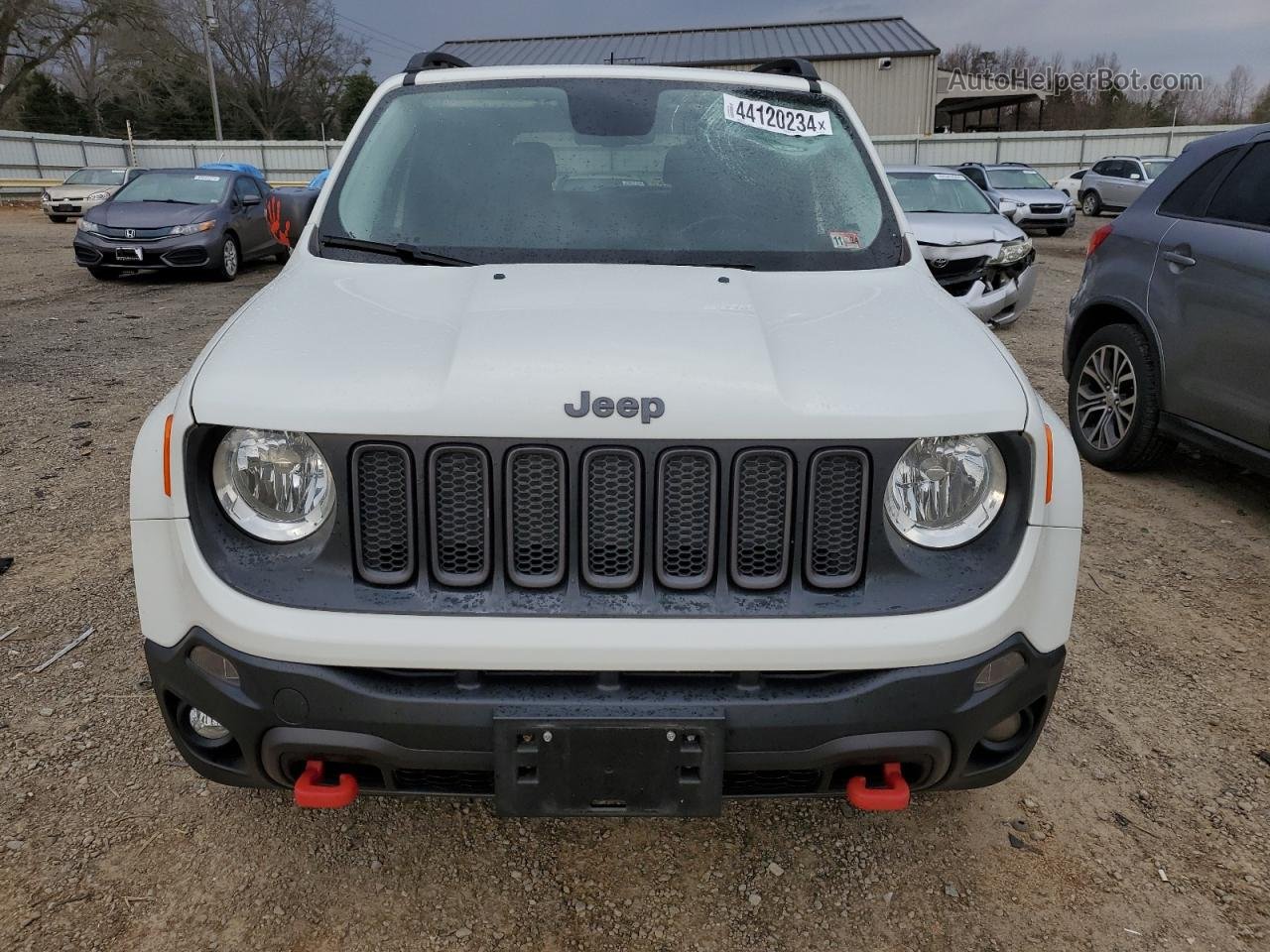 2017 Jeep Renegade Trailhawk Белый vin: ZACCJBCB4HPE57581