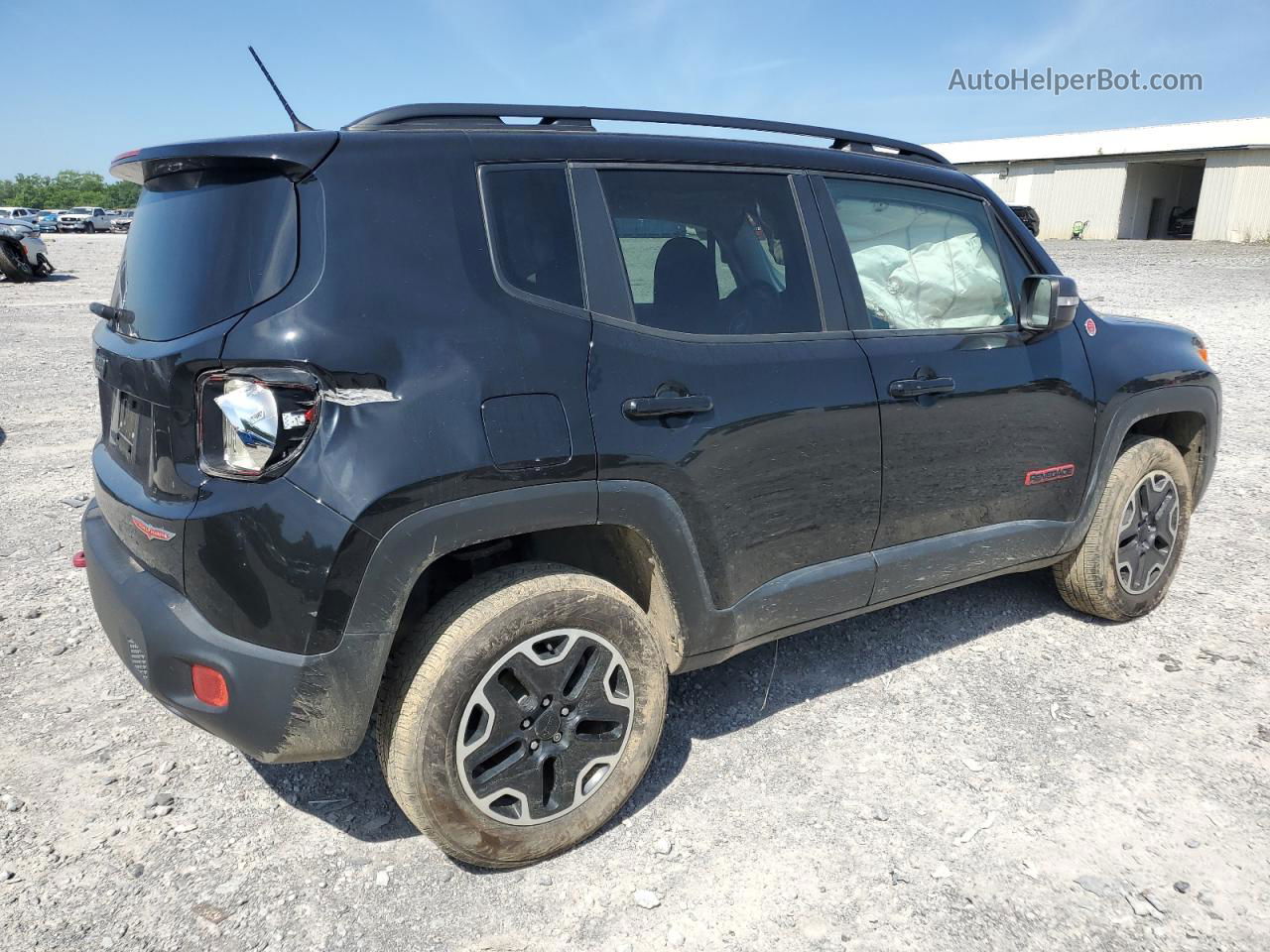 2017 Jeep Renegade Trailhawk Black vin: ZACCJBCB4HPG67940