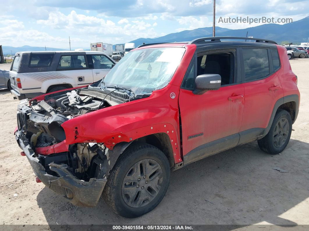 2018 Jeep Renegade Trailhawk 4x4 Red vin: ZACCJBCB4JPG72030