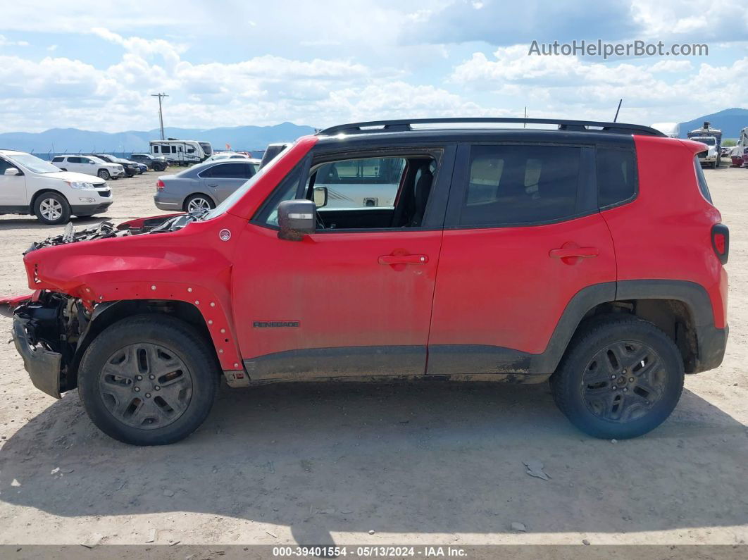 2018 Jeep Renegade Trailhawk 4x4 Red vin: ZACCJBCB4JPG72030