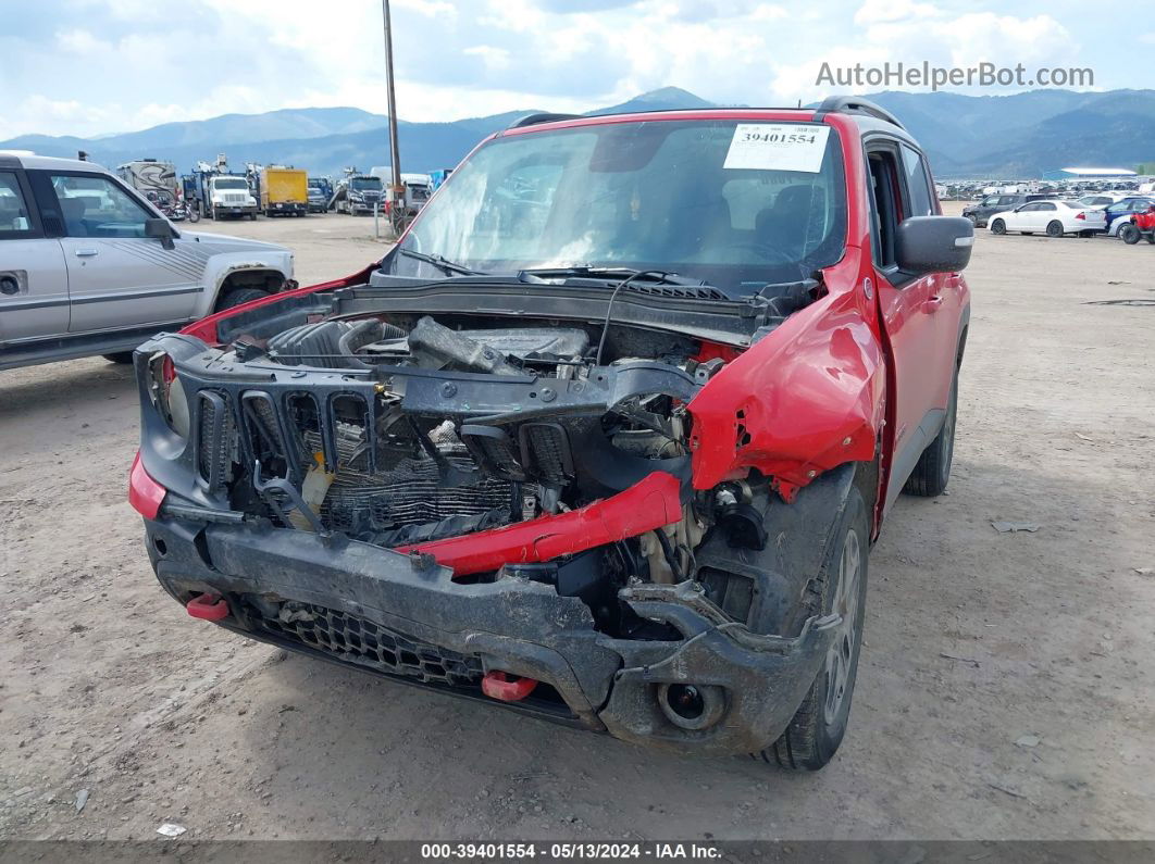 2018 Jeep Renegade Trailhawk 4x4 Red vin: ZACCJBCB4JPG72030