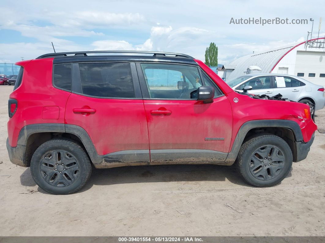 2018 Jeep Renegade Trailhawk 4x4 Red vin: ZACCJBCB4JPG72030