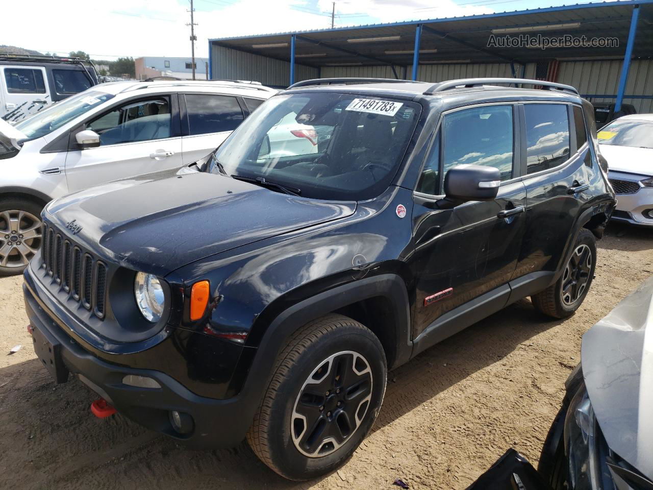 2017 Jeep Renegade Trailhawk Черный vin: ZACCJBCB5HPE62076