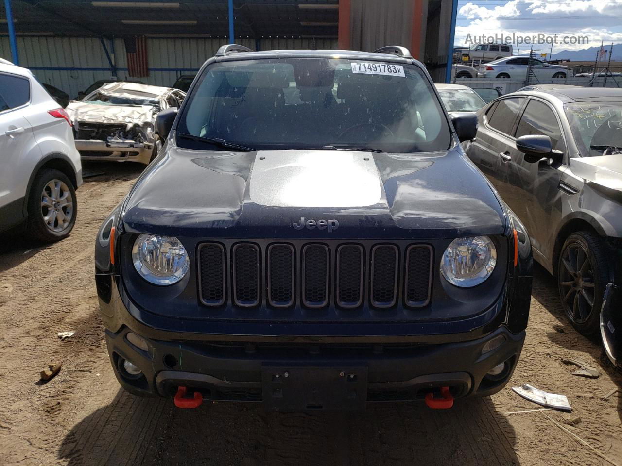 2017 Jeep Renegade Trailhawk Black vin: ZACCJBCB5HPE62076