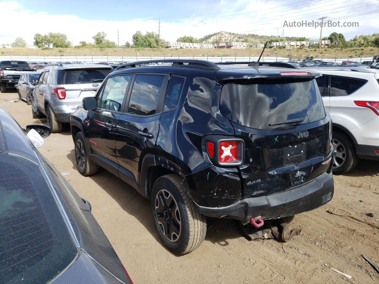 2017 Jeep Renegade Trailhawk Black vin: ZACCJBCB5HPE62076