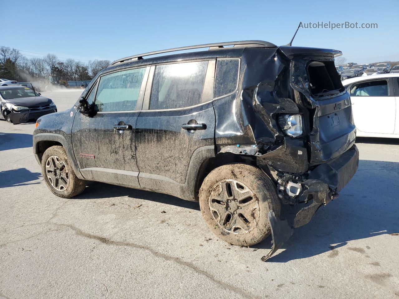 2017 Jeep Renegade Trailhawk Черный vin: ZACCJBCB5HPF26715