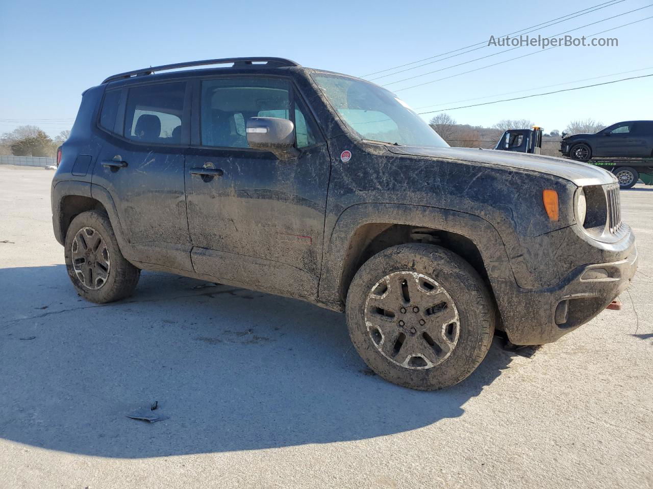 2017 Jeep Renegade Trailhawk Black vin: ZACCJBCB5HPF26715