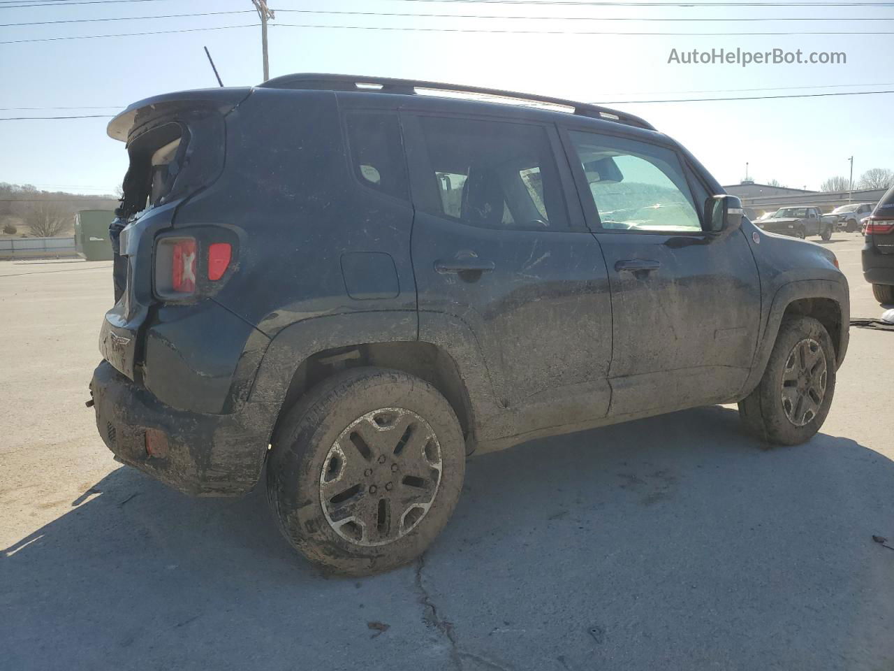 2017 Jeep Renegade Trailhawk Black vin: ZACCJBCB5HPF26715