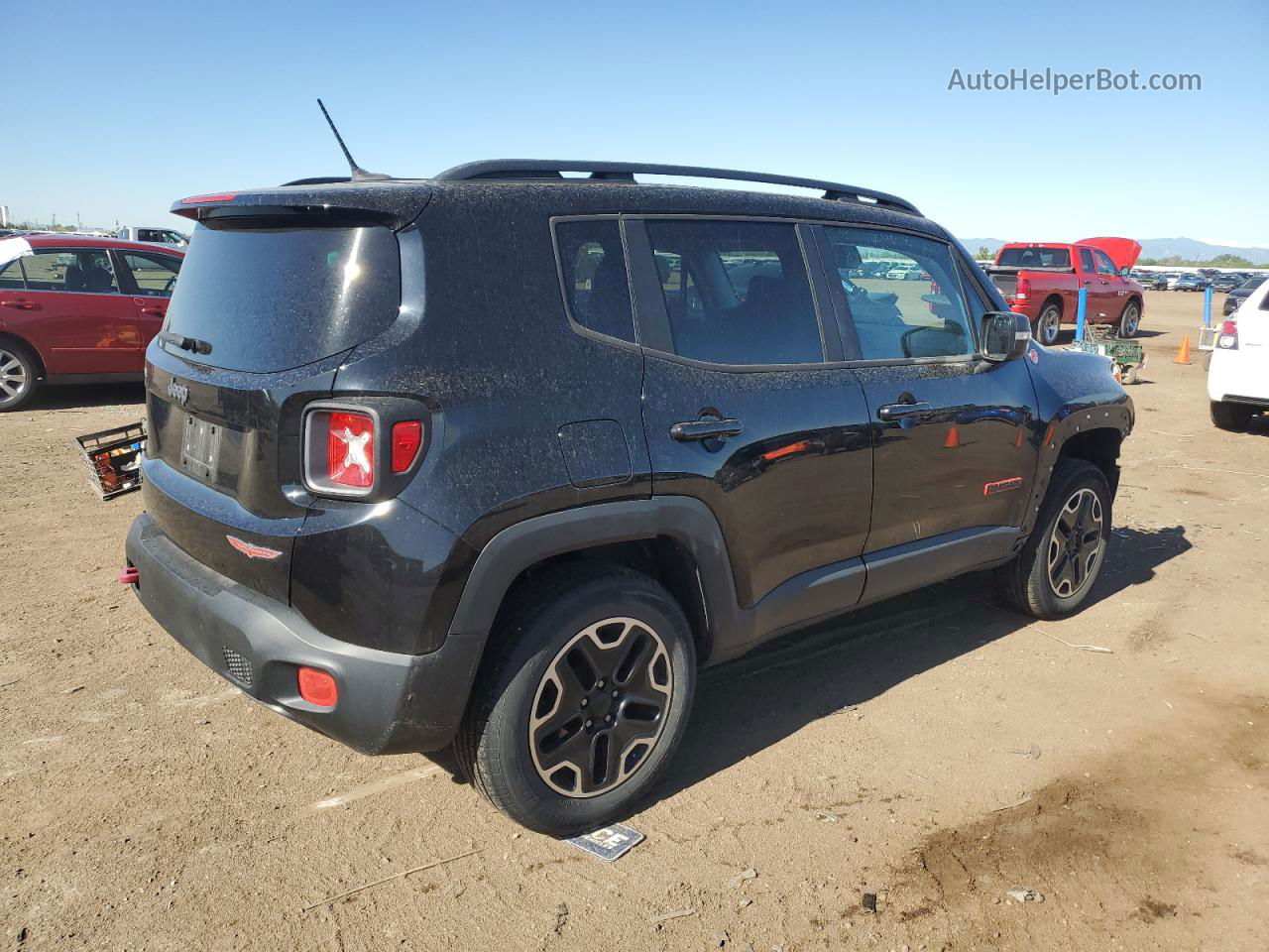 2017 Jeep Renegade Trailhawk Black vin: ZACCJBCB5HPF63425