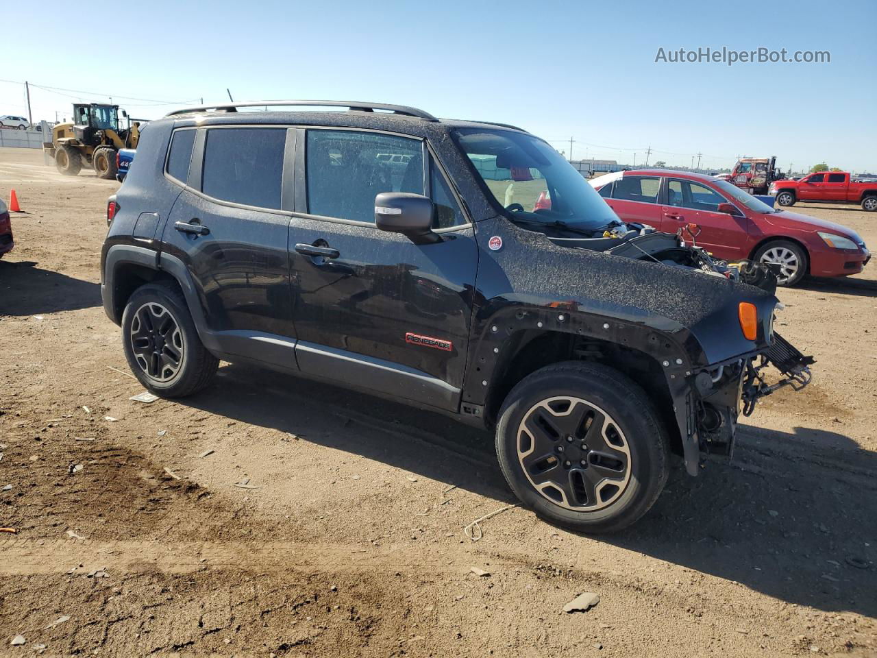 2017 Jeep Renegade Trailhawk Black vin: ZACCJBCB5HPF63425