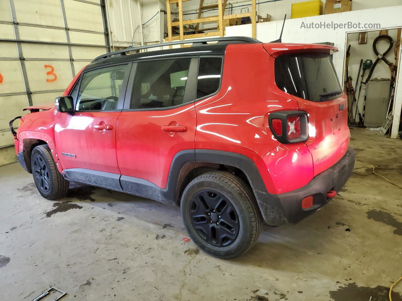 2018 Jeep Renegade Trailhawk Red vin: ZACCJBCB5JPH69589