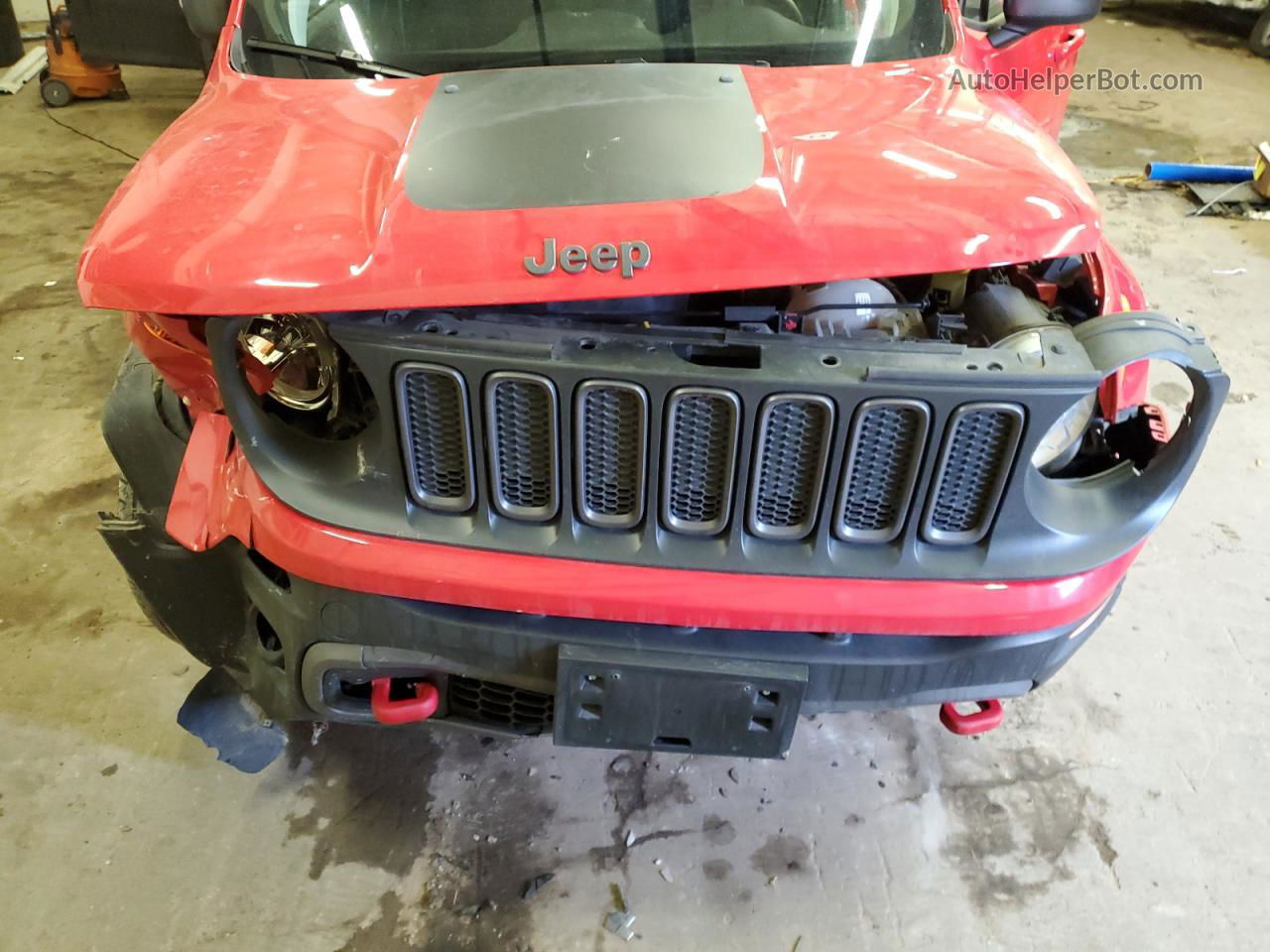 2018 Jeep Renegade Trailhawk Red vin: ZACCJBCB5JPH69589