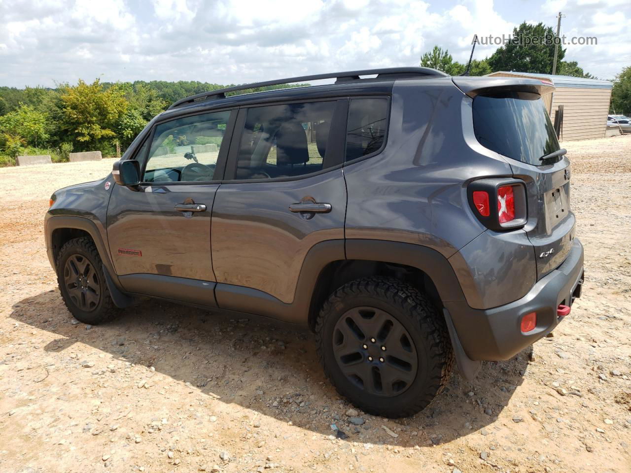 2018 Jeep Renegade Trailhawk Gray vin: ZACCJBCB6JPG96684