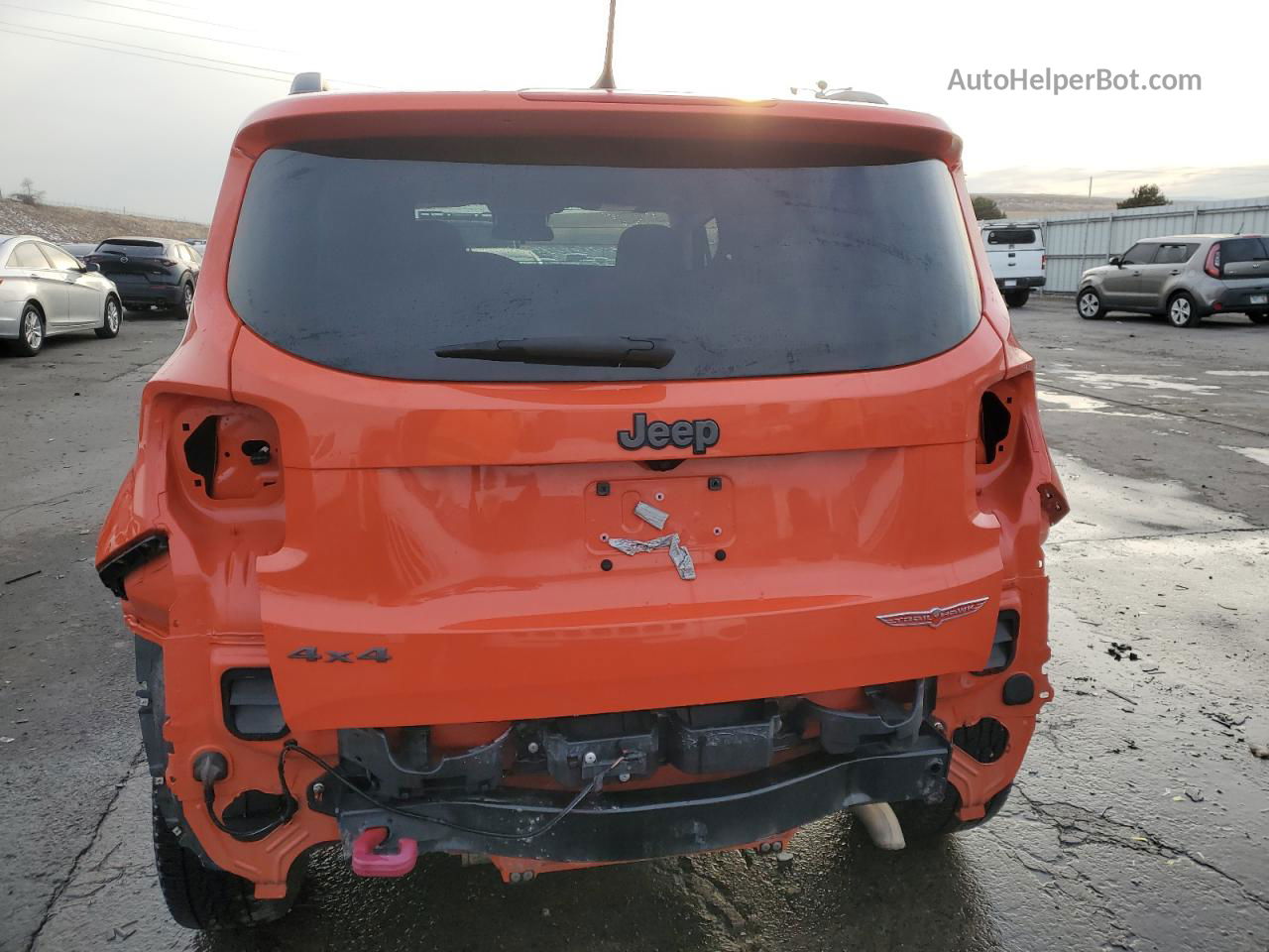 2017 Jeep Renegade Trailhawk Orange vin: ZACCJBCB7HPE87514