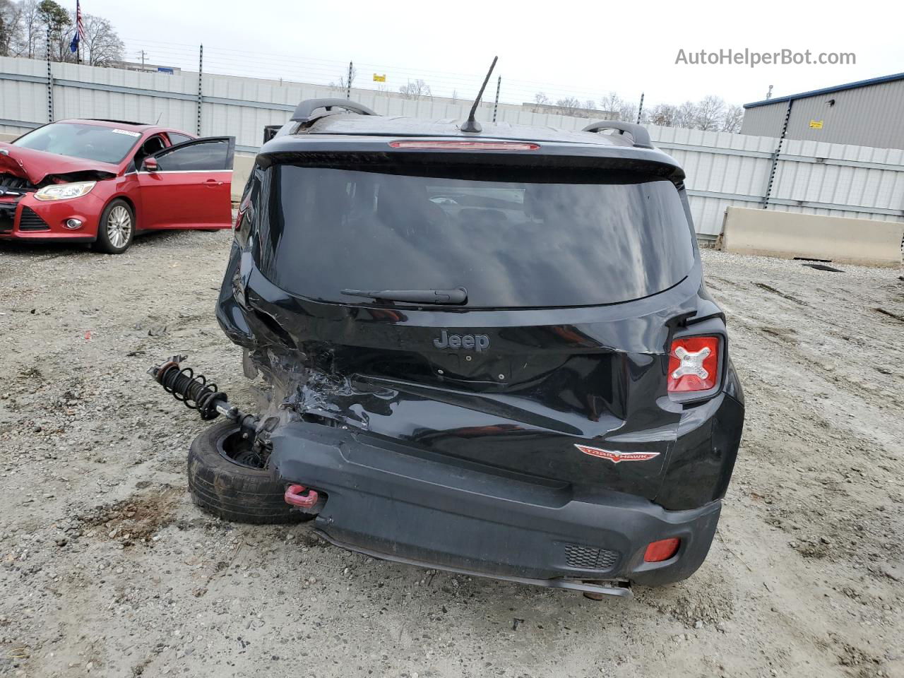 2017 Jeep Renegade Trailhawk Black vin: ZACCJBCB7HPF26831