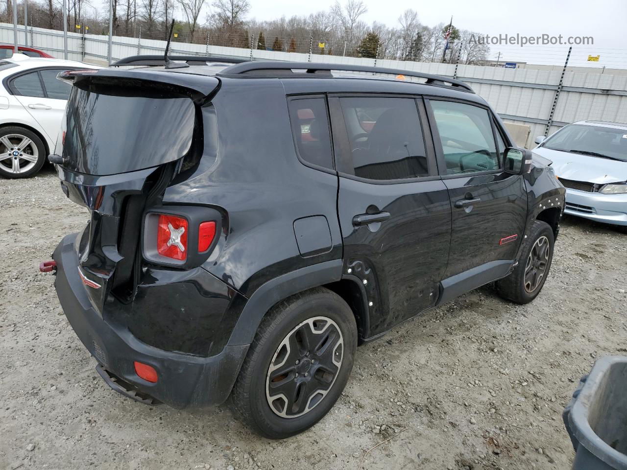 2017 Jeep Renegade Trailhawk Черный vin: ZACCJBCB7HPF26831