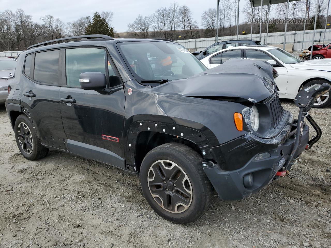 2017 Jeep Renegade Trailhawk Black vin: ZACCJBCB7HPF26831