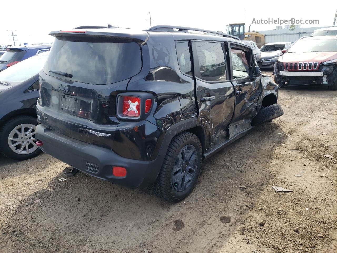 2017 Jeep Renegade Trailhawk Black vin: ZACCJBCB7HPF91520