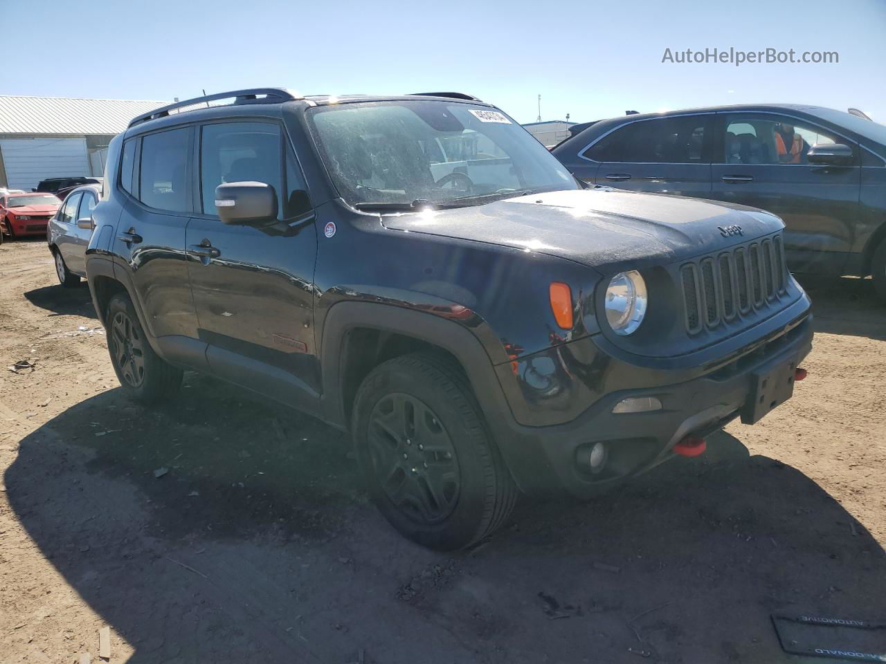 2018 Jeep Renegade Trailhawk Black vin: ZACCJBCB7JPH14075