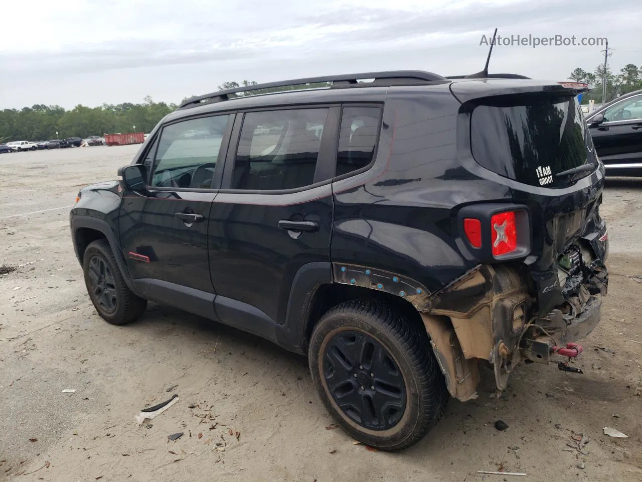 2018 Jeep Renegade Trailhawk Black vin: ZACCJBCB7JPH77094