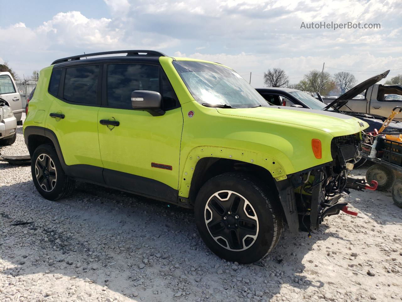 2017 Jeep Renegade Trailhawk Green vin: ZACCJBCB8HPF15238