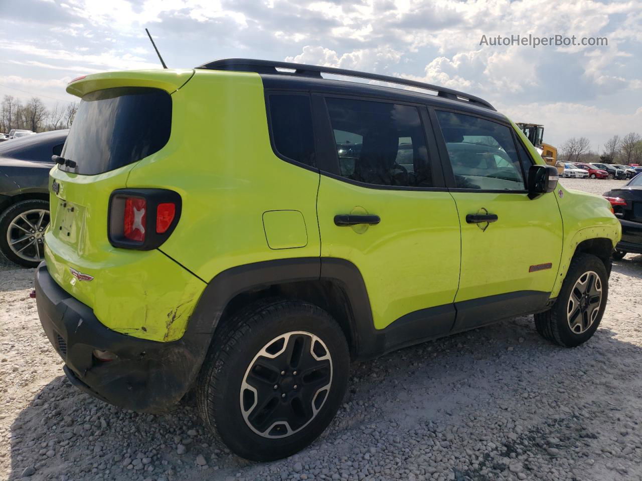 2017 Jeep Renegade Trailhawk Green vin: ZACCJBCB8HPF15238