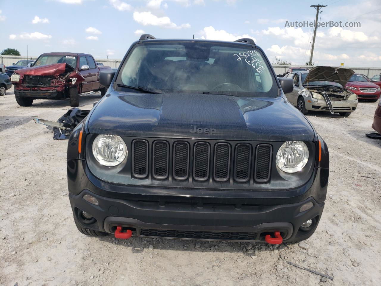 2017 Jeep Renegade Trailhawk Черный vin: ZACCJBCB9HPE49024