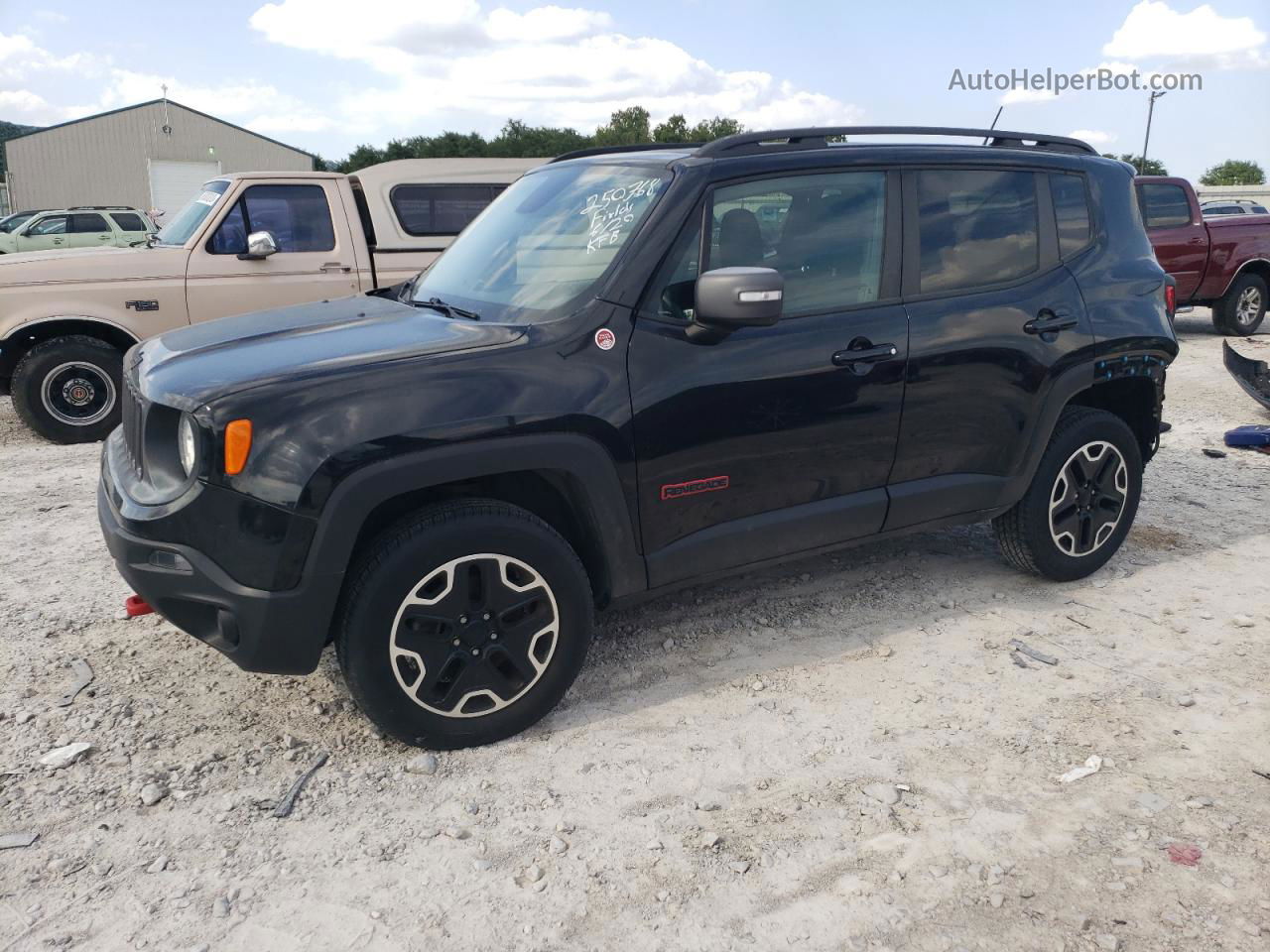 2017 Jeep Renegade Trailhawk Черный vin: ZACCJBCB9HPE49024