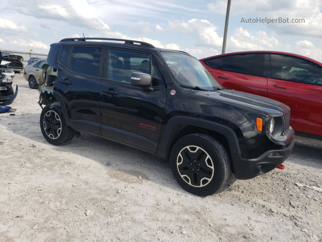 2017 Jeep Renegade Trailhawk Черный vin: ZACCJBCB9HPE49024