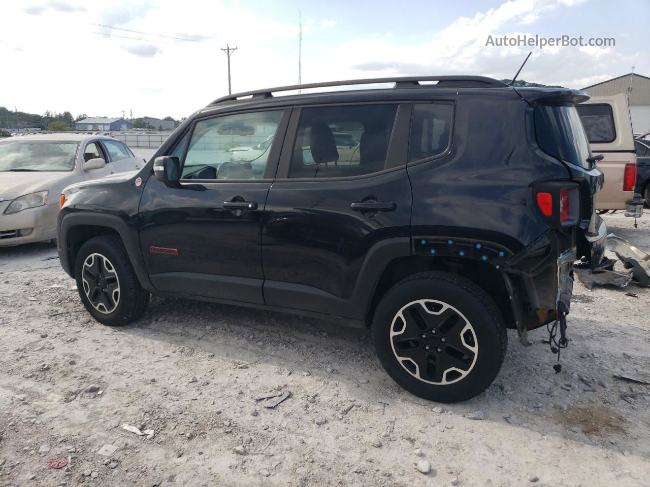 2017 Jeep Renegade Trailhawk Черный vin: ZACCJBCB9HPE49024