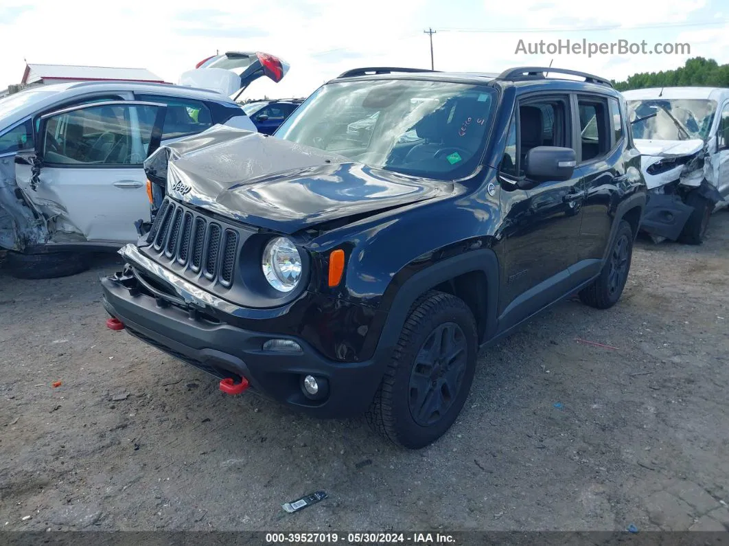 2017 Jeep Renegade Deserthawk 4x4 Black vin: ZACCJBCB9HPE76806