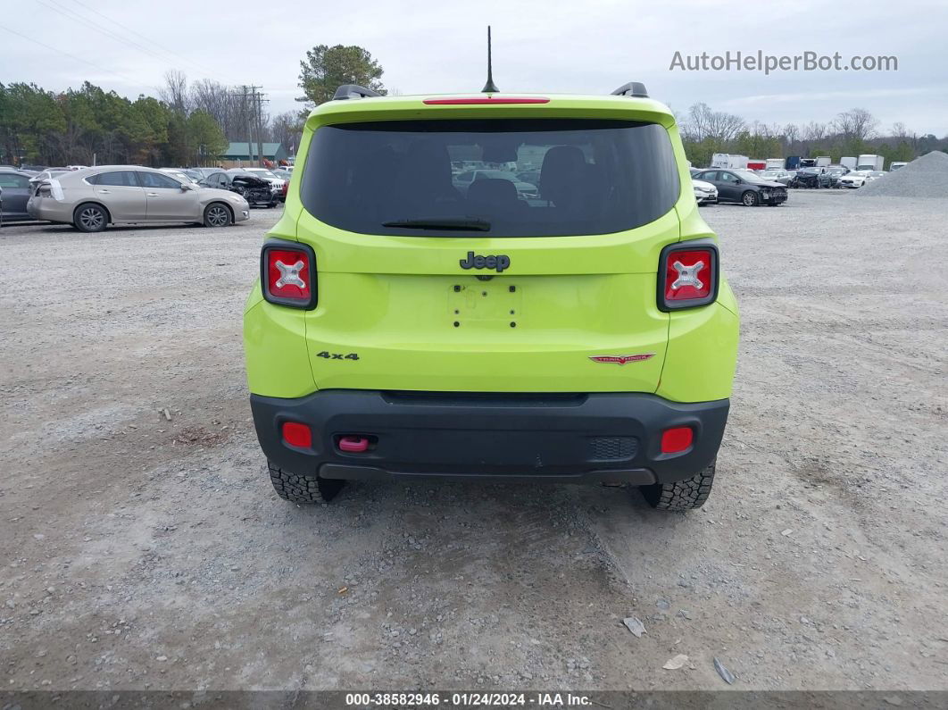 2017 Jeep Renegade Trailhawk 4x4 Зеленый vin: ZACCJBCB9HPF01509