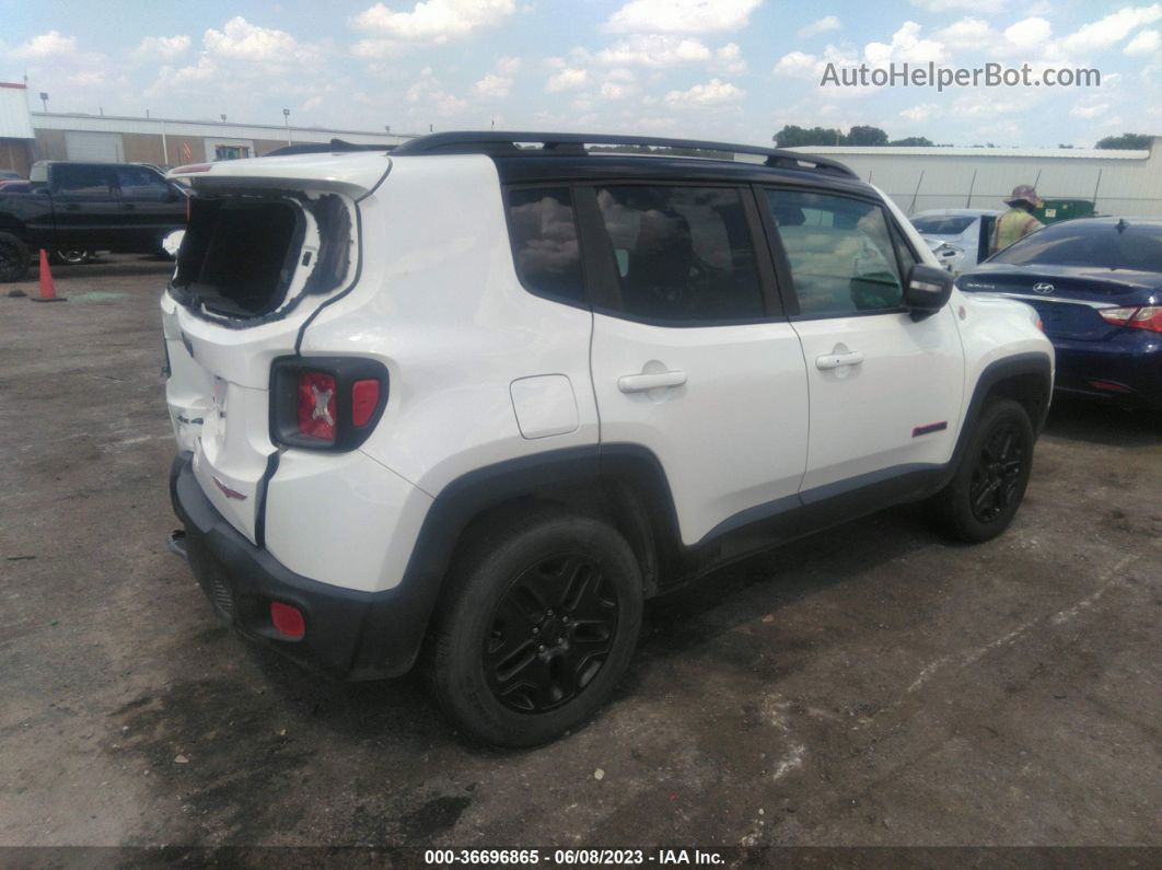 2018 Jeep Renegade Trailhawk Белый vin: ZACCJBCB9JPH04258