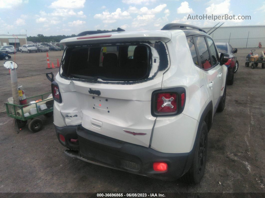 2018 Jeep Renegade Trailhawk White vin: ZACCJBCB9JPH04258