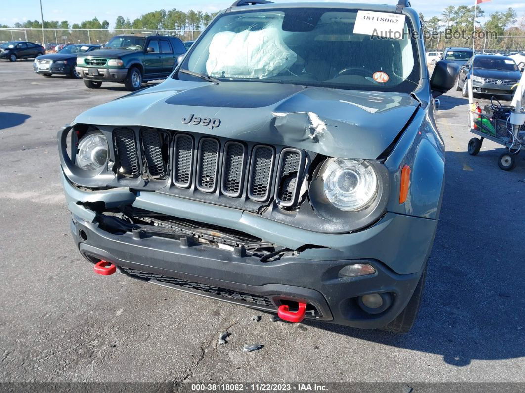 2017 Jeep Renegade Trailhawk 4x4 Blue vin: ZACCJBCBXHPF53392