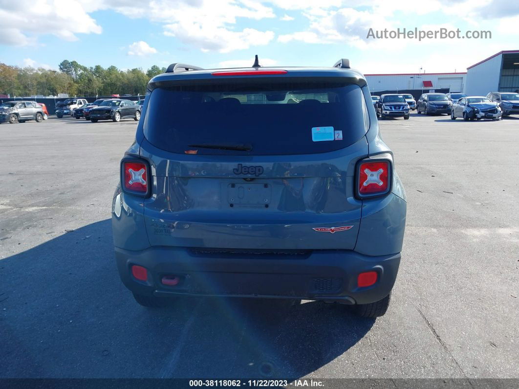 2017 Jeep Renegade Trailhawk 4x4 Blue vin: ZACCJBCBXHPF53392