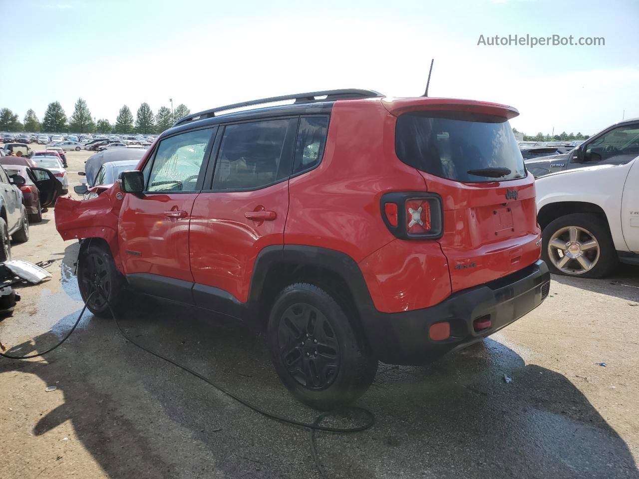 2018 Jeep Renegade Trailhawk Red vin: ZACCJBCBXJPJ02529