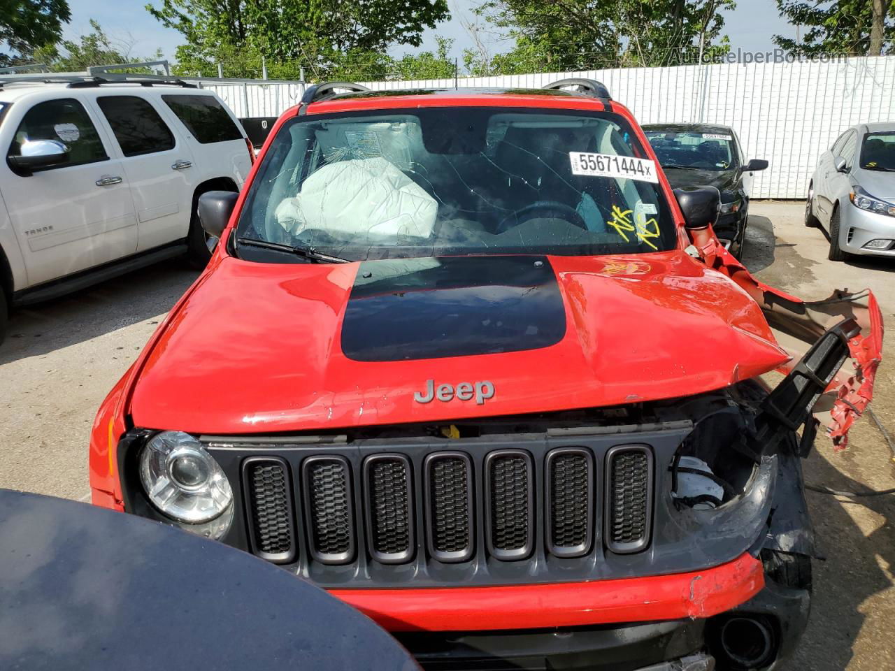 2018 Jeep Renegade Trailhawk Red vin: ZACCJBCBXJPJ02529