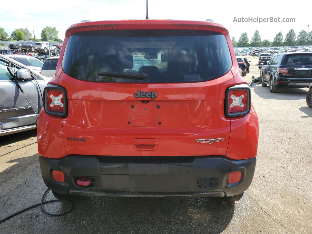 2018 Jeep Renegade Trailhawk Red vin: ZACCJBCBXJPJ02529