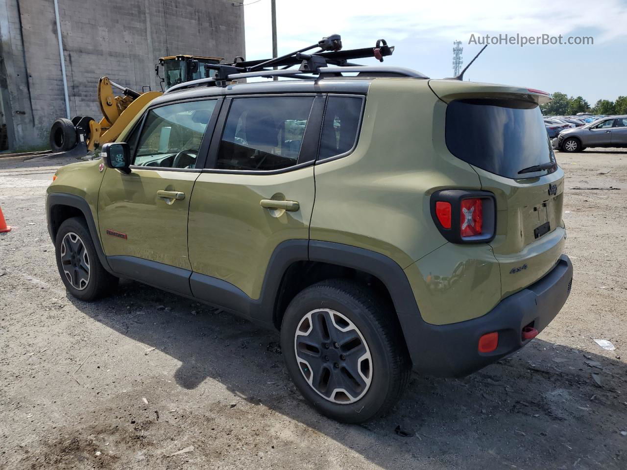 2015 Jeep Renegade Trailhawk Green vin: ZACCJBCT0FPB55009