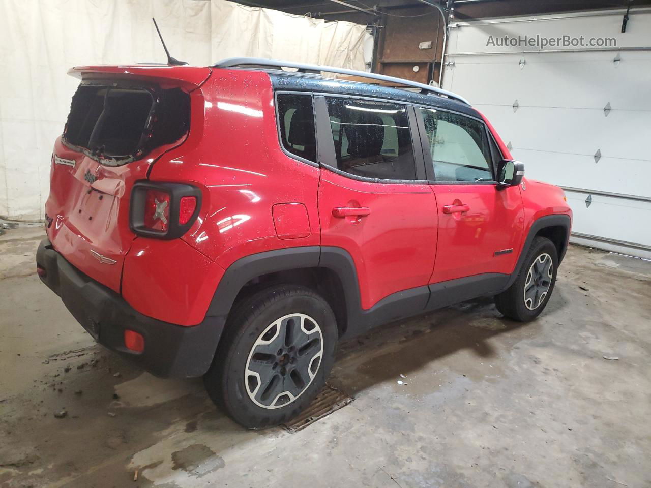 2015 Jeep Renegade Trailhawk Red vin: ZACCJBCT0FPB56891