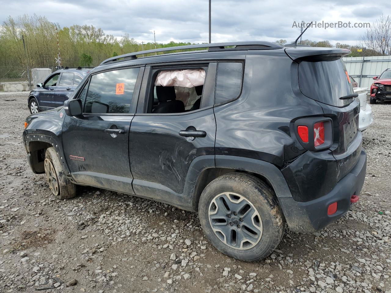 2015 Jeep Renegade Trailhawk Black vin: ZACCJBCT0FPB59296