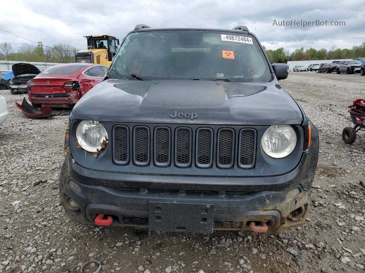 2015 Jeep Renegade Trailhawk Черный vin: ZACCJBCT0FPB59296