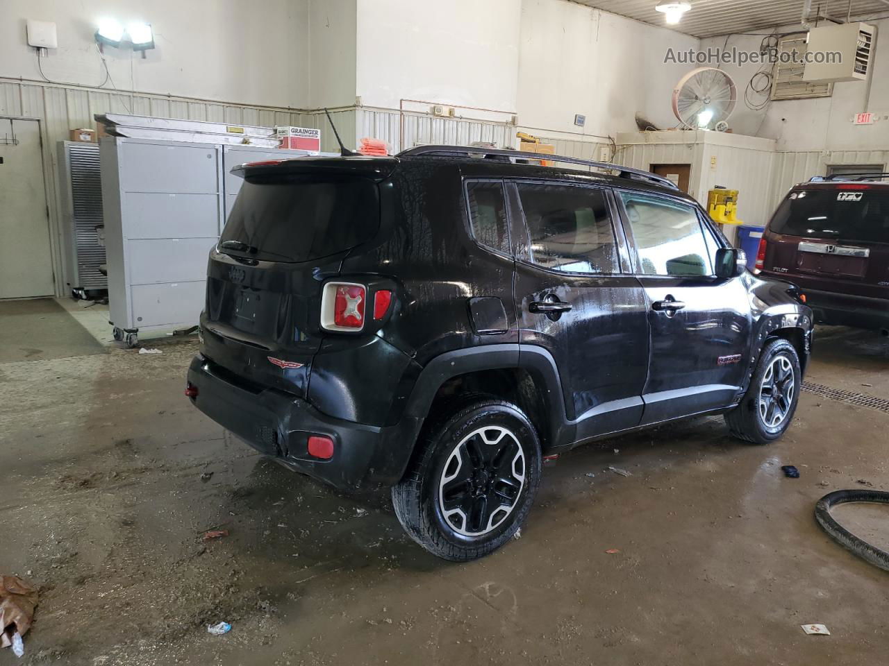 2015 Jeep Renegade Trailhawk Black vin: ZACCJBCT0FPB59883