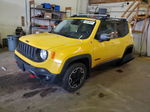 2015 Jeep Renegade Trailhawk Yellow vin: ZACCJBCT0FPB65860